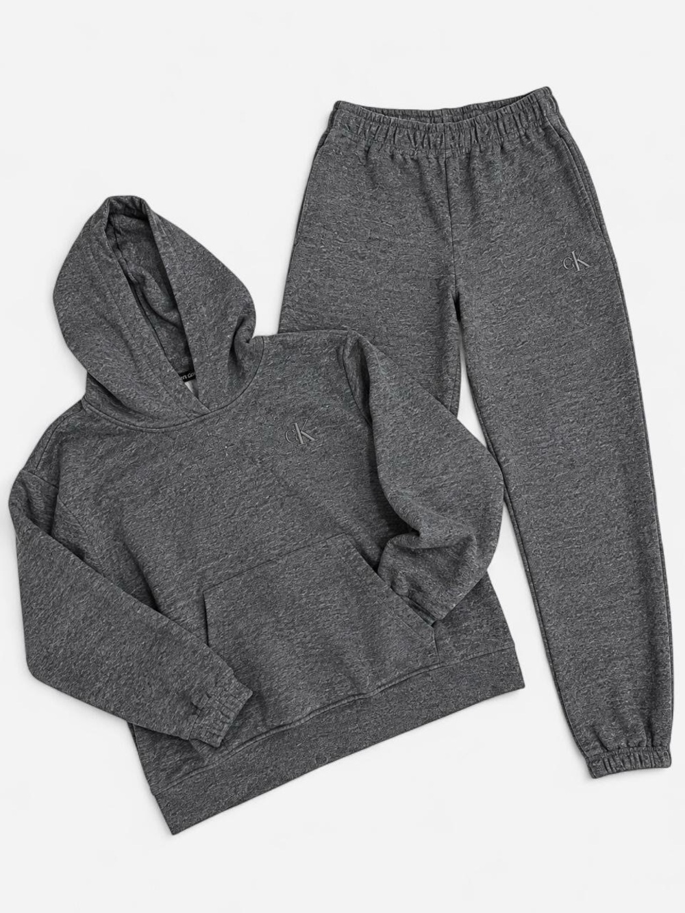 Calvin Klein Heather Charcoal Lounge Set